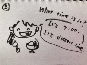 LetsTry2 Unit4 What time is it? 今、何時?